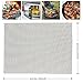 OSVINO Black Grill Mesh Mat 5 Pack Reusable Non-Stick BBQ Grill Mats 16