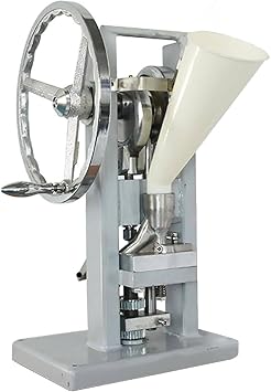 Manual Tablet Punch Press  Lab Use Manual Tablet Press 15000 Pa 0-6mm Thickness Adjustable Pill Tablet Press Machine,0-2000Pcs/H