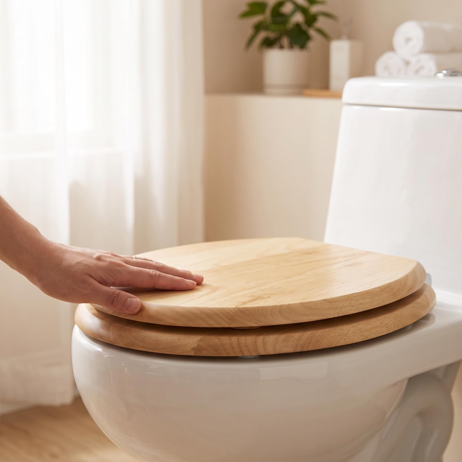Sedile WC Legno Resistente