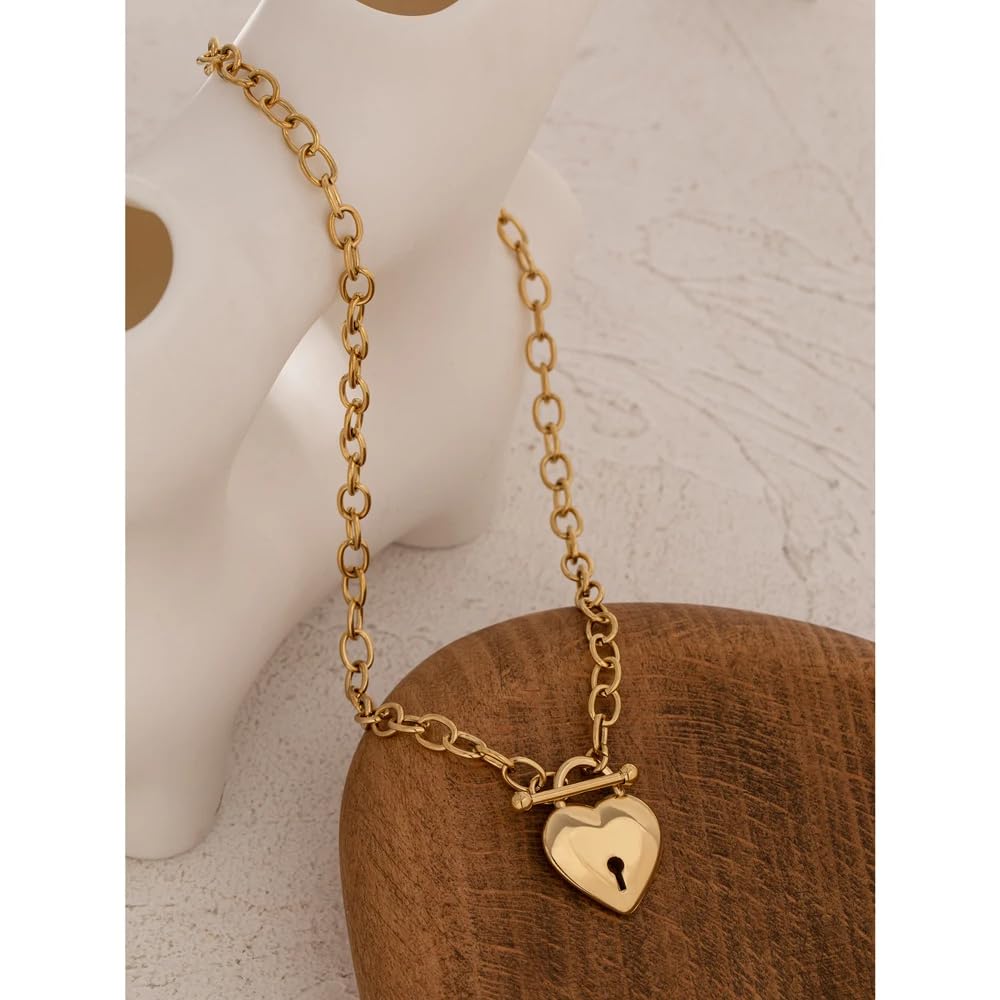GXNRHG HHRLCH Akcesoria Romantyczne dziewczyny, Magiczny naszyjnik wiecznej miłości - Heart Shine