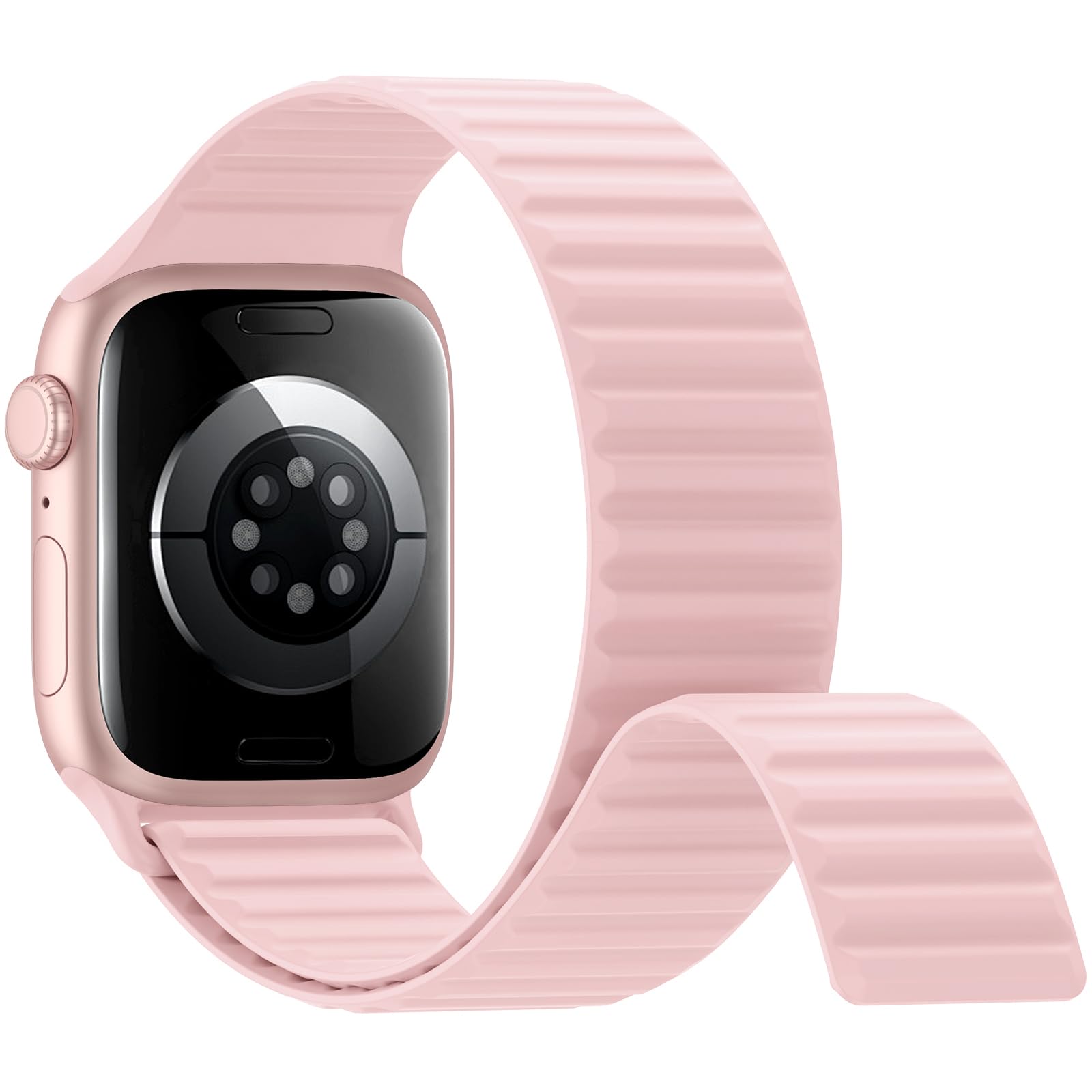 Correas deportivas de silicona magnéticas compatibles con Apple Watch Band