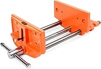 Pony Jorgensen 27091 Medium Duty Woodworker's Vise - 9x7 Inch Jaws, Bench Mount for Home & Shop Use