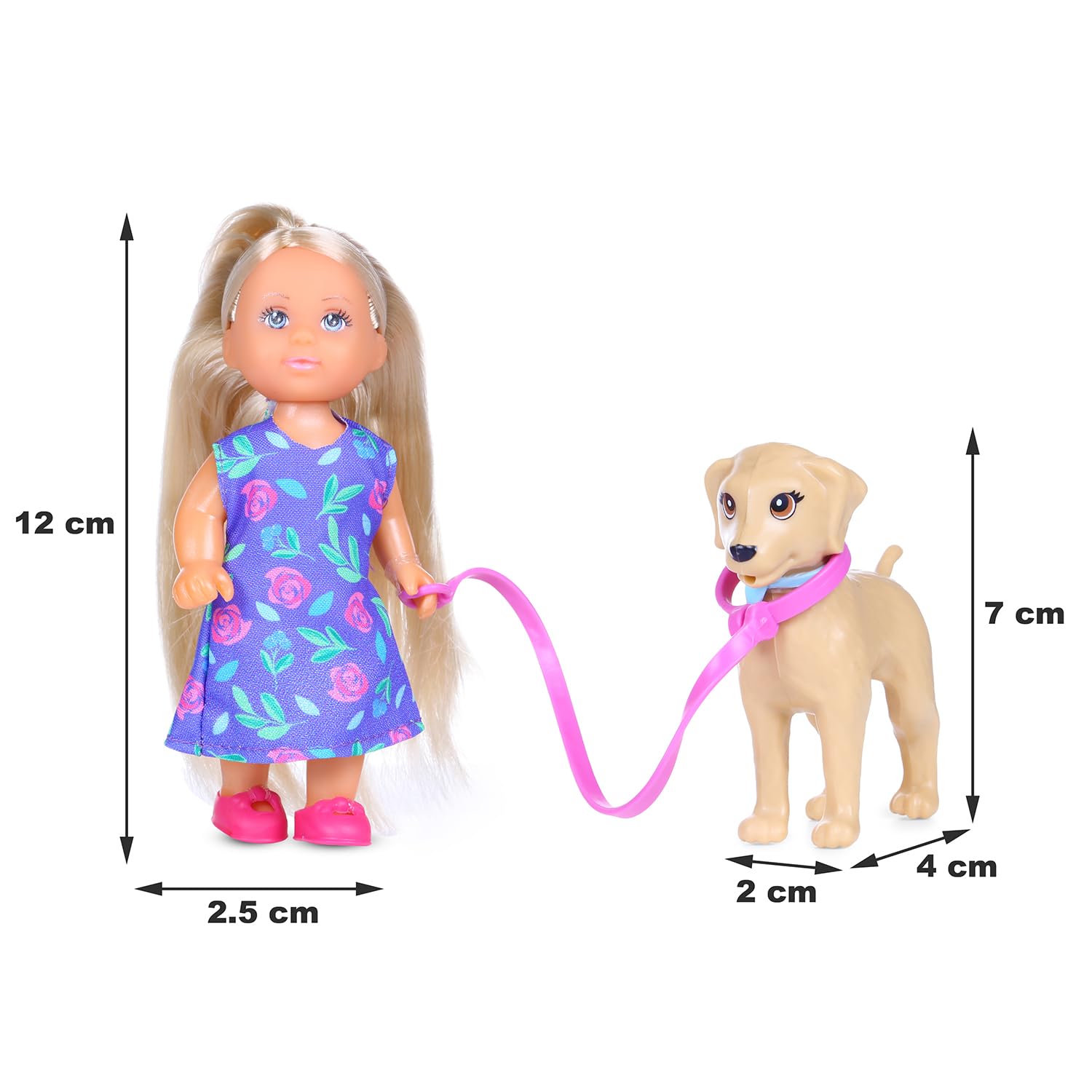 Simba Evi Love Dog Walk Playset – Interactive Evi Doll with Puppy