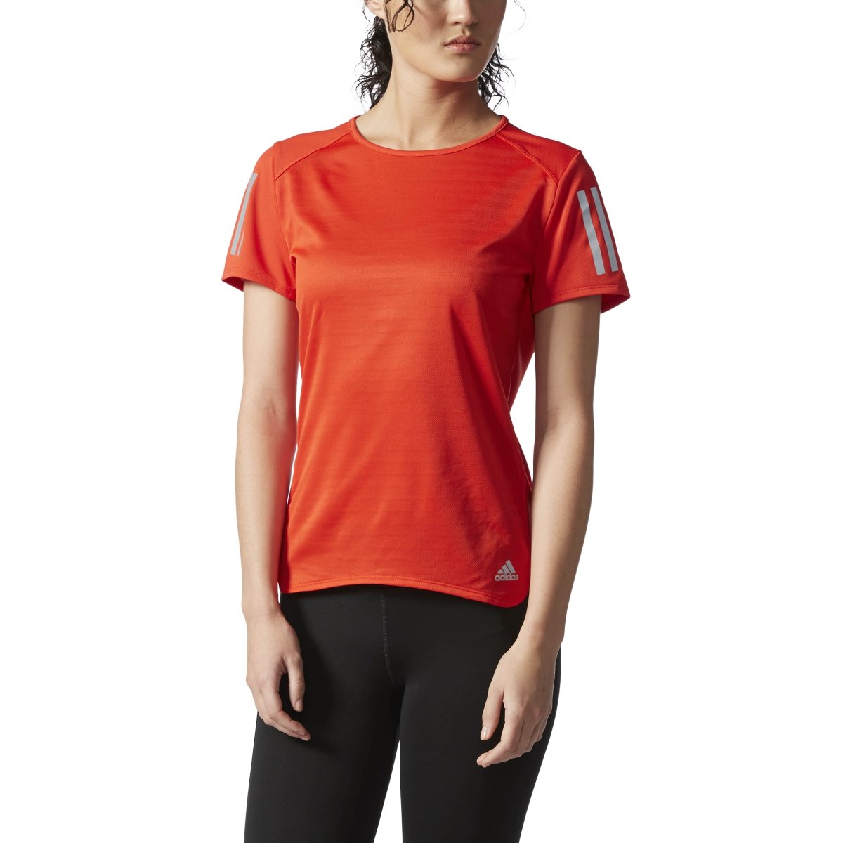 adidas Mujer Camiseta de Manga Corta de Running de Respuesta