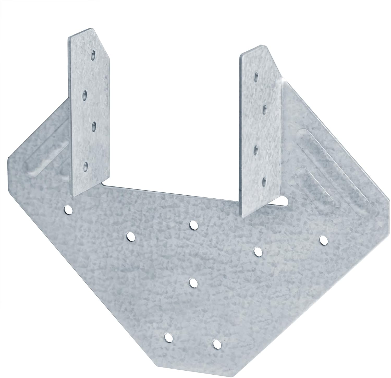 GBGS 8 Pcs14 Gauge Hot Dip Galvanized Hurricane Ties - Heavy Duty Rafter Brackets for 4x4 & 4x6 Posts,Truss Connectors for Roofing, Decks, Pergolas - Wind-Resistant Wood Timber Hardware