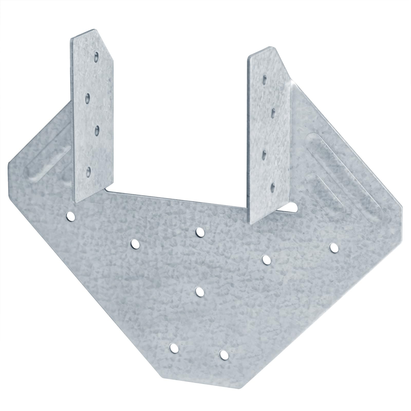 GBGS 8 Pcs14 Gauge Hot Dip Galvanized Hurricane Ties - Heavy Duty Rafter Brackets for 4x4 & 4x6 Posts,Truss Connectors for Roofing, Decks, Pergolas - Wind-Resistant Wood Timber Hardware