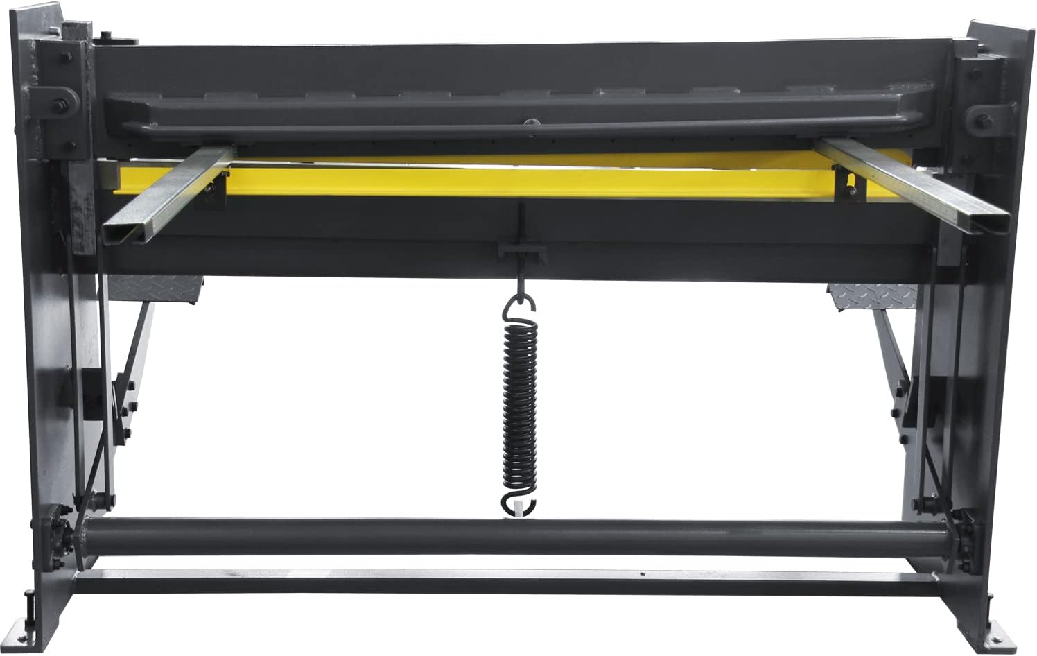 KAKA INDUSTRIAL Sheet Metal Shears Machine,51 inch 16 Gauge (0.06 Inch) Mild Steel Steel-Welded Industrial Stomp Shear Spring Clamp and Back Gauge Q01-5216B