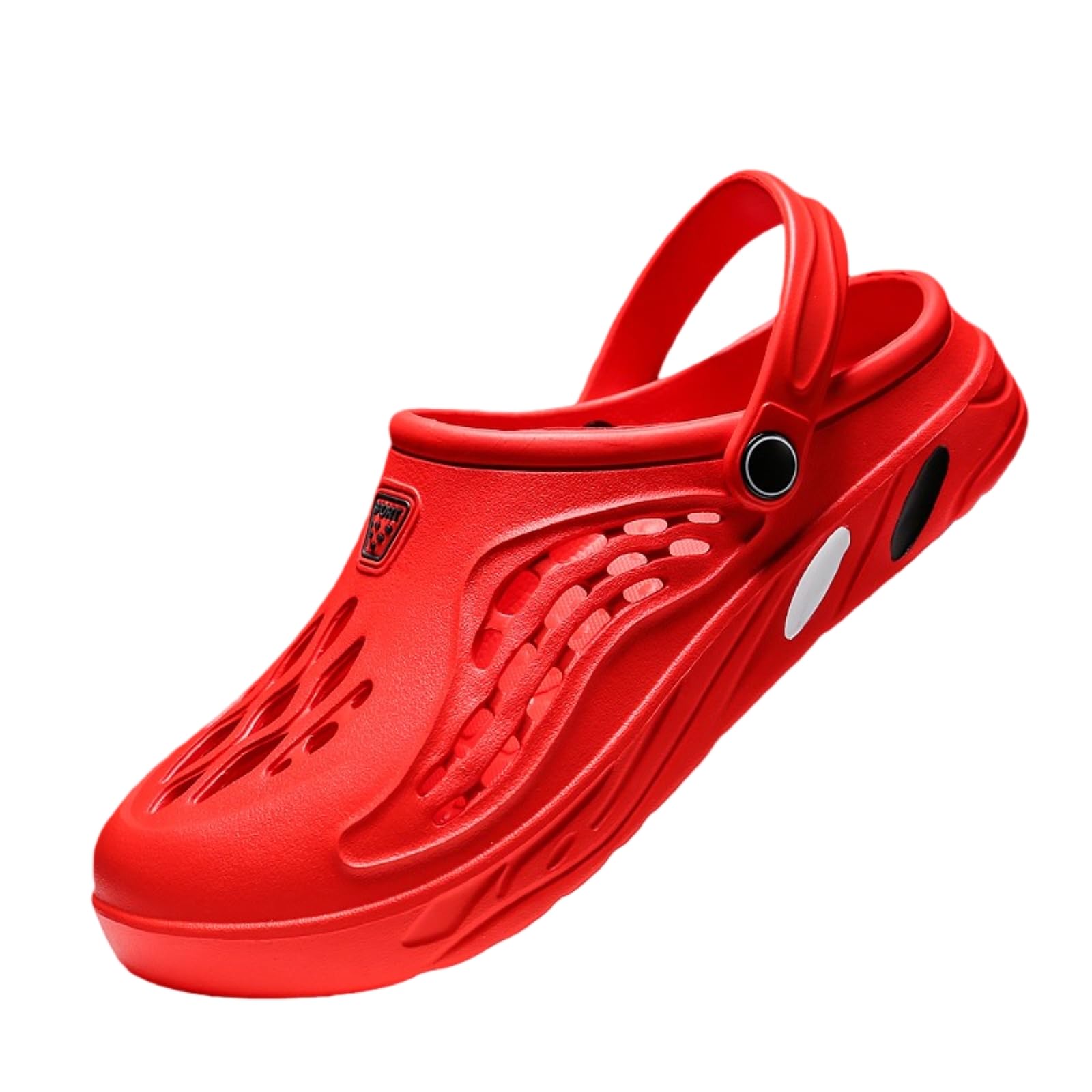 Tong femme été et sandales clogs unisexes rouge 48 pour vos moments de détente