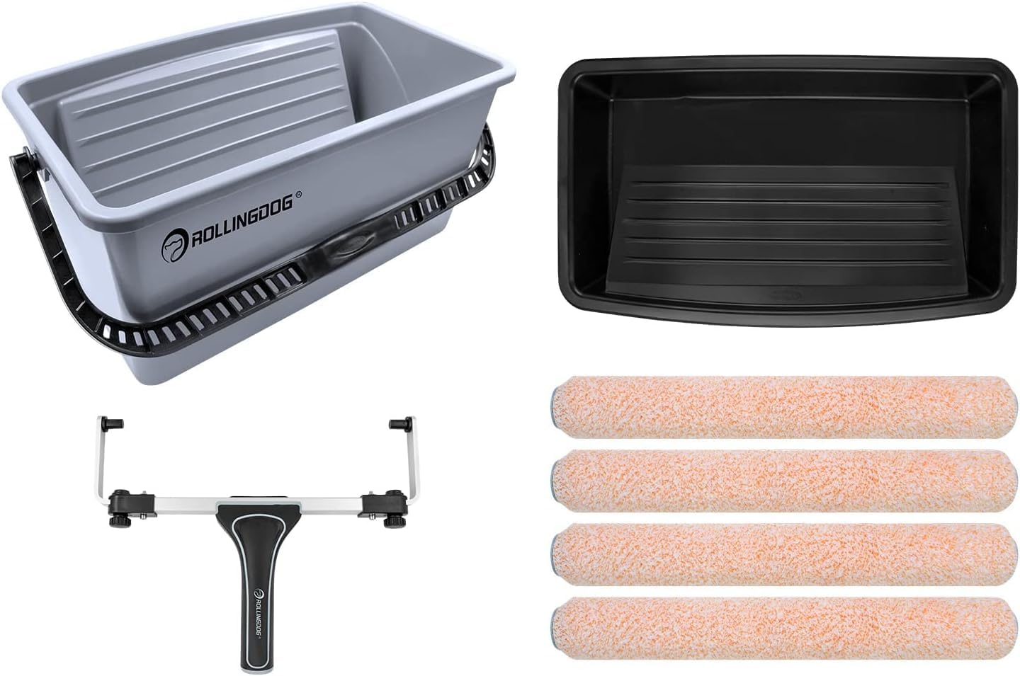 ROLLINGDOG 7pc 18in Paint Roller Kit set