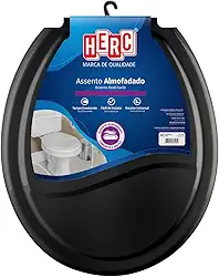 Assento Almofadado Preto