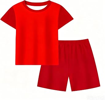COTO Boys Girls Shirt and Shorts Set Toddler Graphic Outfit Kids Shirt Set