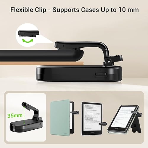 Miniatura 5 de CoBak Girador de páginas con control remoto para Kindle Paperwhite Ipad Reading Kobo ComicsNovels Tablets Tomar Fotos Cámara Grabación de Vídeo