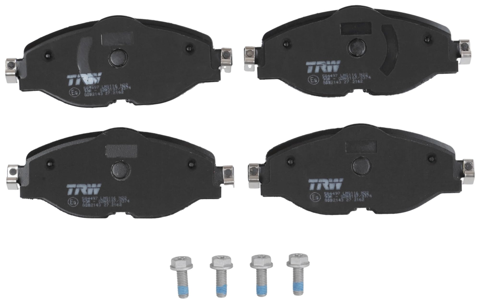 TRW Fren Balatası Ön VW Caddy IV 1.0-1.2-1.4 Tsi 15, 1.6-2.0 TDI 15, Passat 1.4 Tsi 14, 1.6-2.0 TDI 14, Tiguan 1.4 Tsi 16-18, 2.0 TDI 16, 1.6 TDI 16-20 GDB2143
