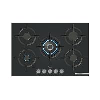 Bosch PPQ7A6I10 Serie 6 Piano cottura a gas 75 cm Vetro temperato Nero