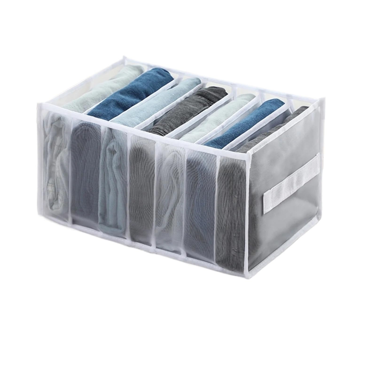 DFGRGRV Drawer Organiser Closet storage box folding underwear partition drawer jeans wardrobe clothes(Color 03,2PCS color7)