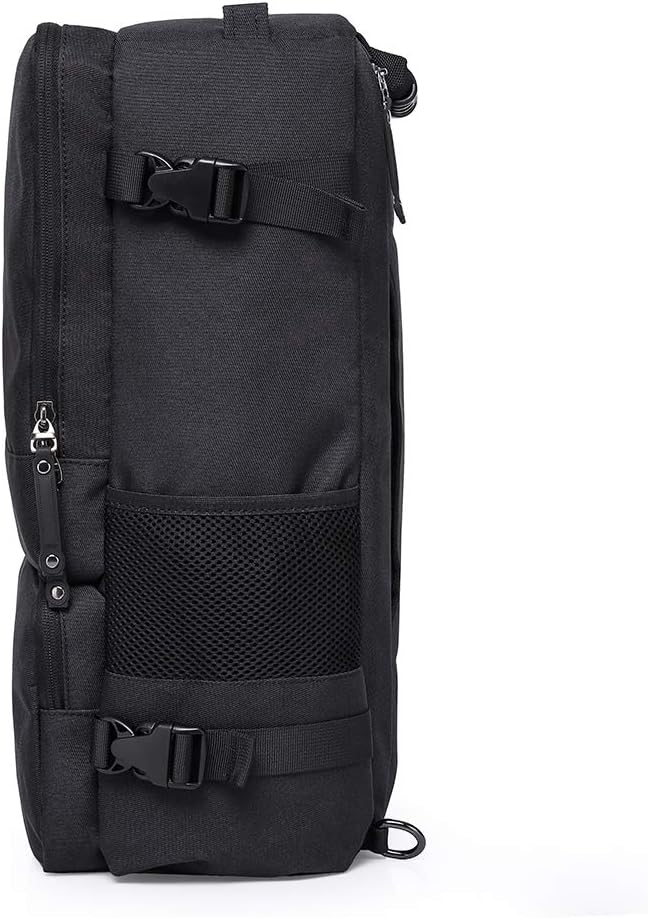 KAKA 17 Inch Laptop Travel Backpack Casual Daypack with Side Handle and Tie Rod Fixing Belt，Anti Theft Water Resistant Student Back Pack,Commuting Backpack for Men Women