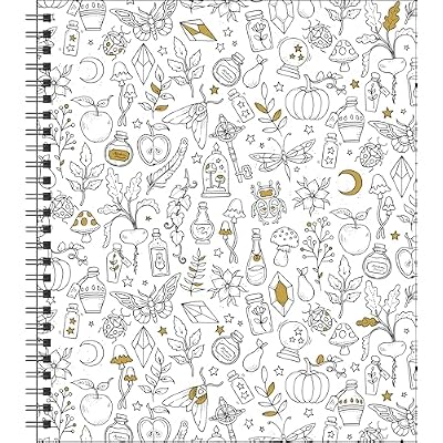 Johanna Basford 12-Month 2026 Weekly Coloring Calendar Calendar Engagement Calendar, June 3, 2025