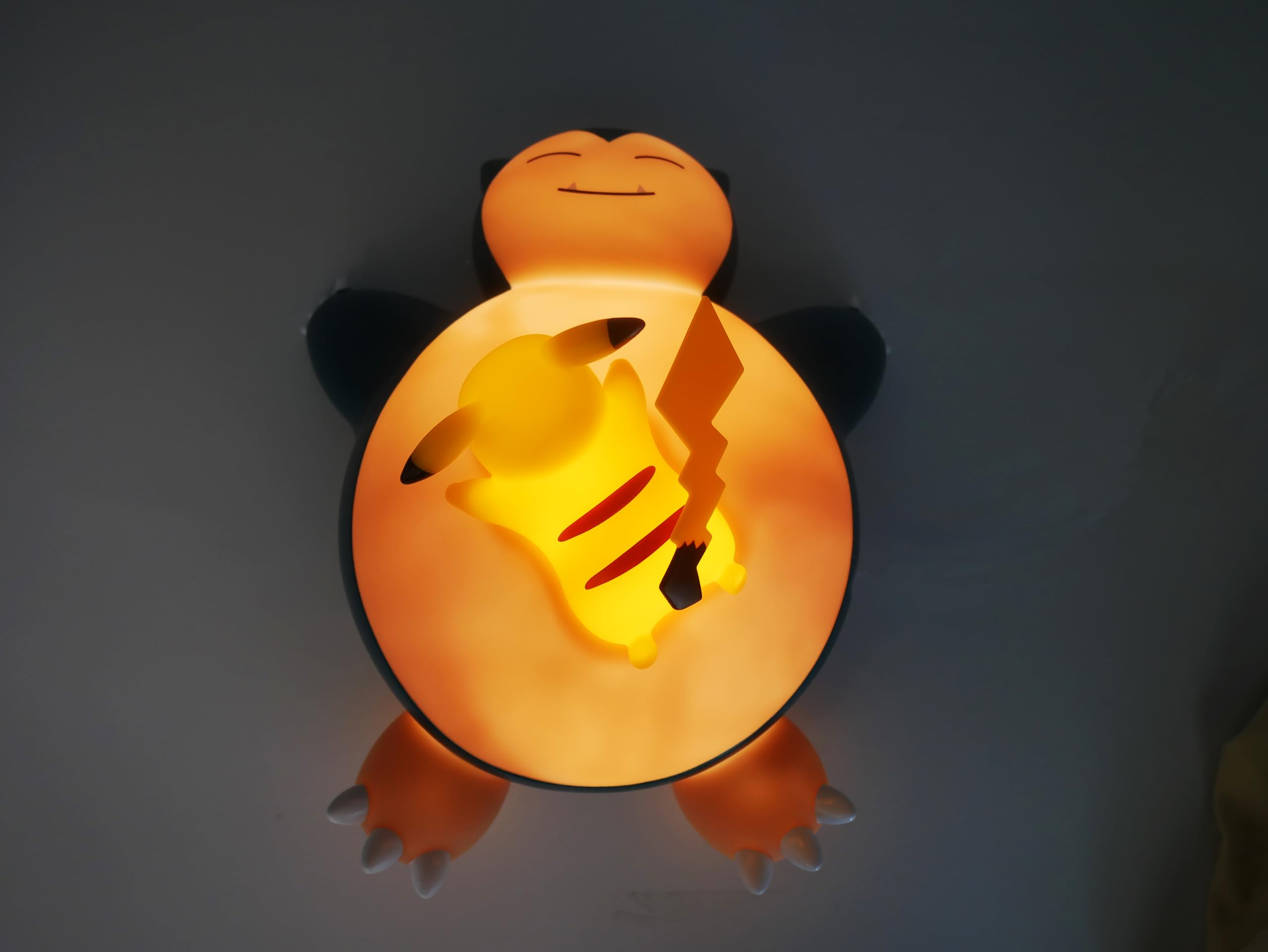 Teknofun - Schlafender Relaxo und Pikachu Light-Up - Snorlax and Pikachu - Beleuchtung - 811408