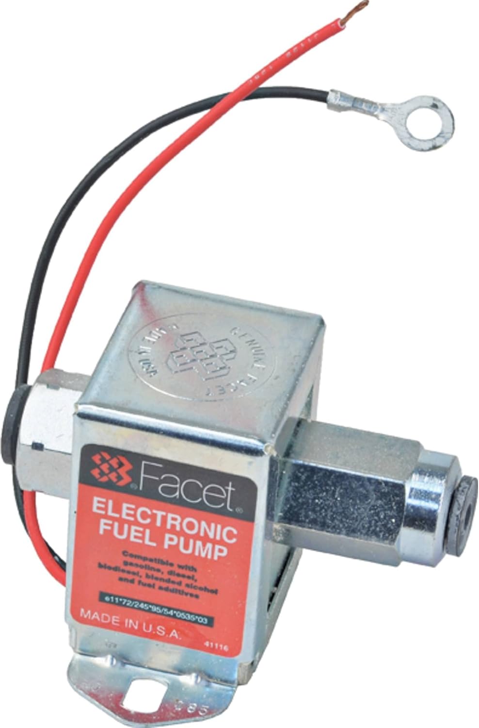 Facet-Purolator New Solid State Fuel Pump 12V, 9-11.5Psi, 36" / 91.44Cm Min Dry Lift, 32 Gph