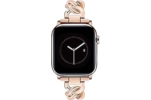 JR.DM iWatch Bands 42mm Rose Gold, Compatible with Apple Watch Bands