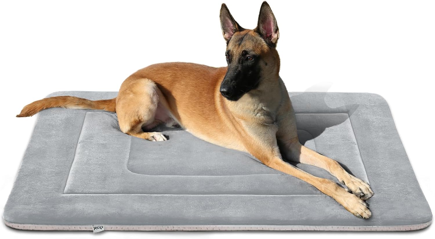 JoicyCo Dog Bed Soft Crate Bed Pad Mat Non Slip Washable