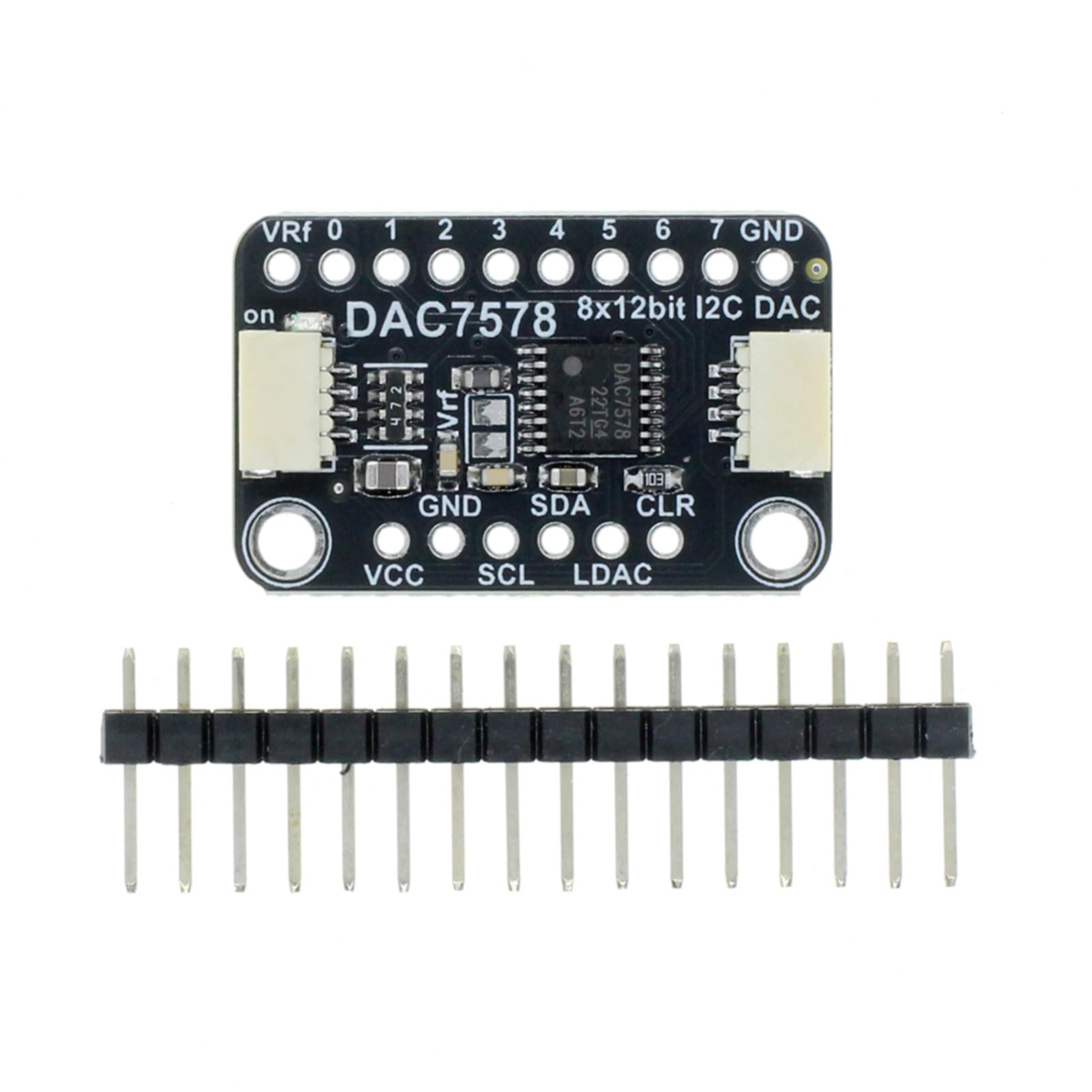 DAC7578 12-Bit I2C, hochgenauer Digital Analog Adapter, rauscharmes, Ausrüstung, Adapter, Ausrüstung, programmierbare Quelle