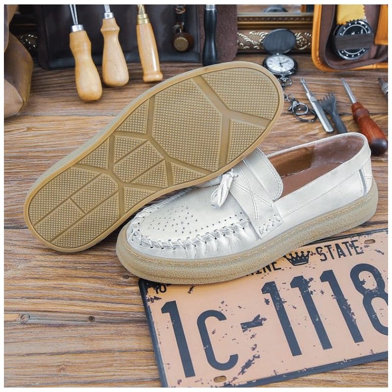 Mens Commuter Slip-Resistant Lightweight Breathable Easy to Walk Daily Non-Slip Soft Sole Casual Shoes Non-Slip Walking Loafers Shoes3