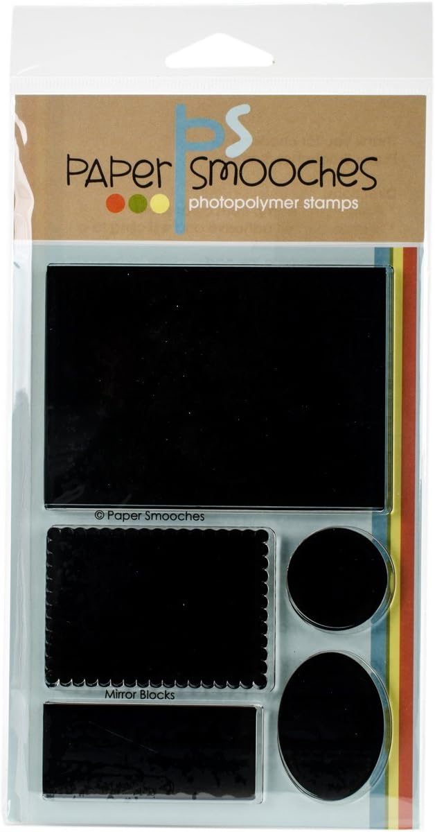 Paper Smooches Clear Stamps 4"X6"-Mirror Blocks