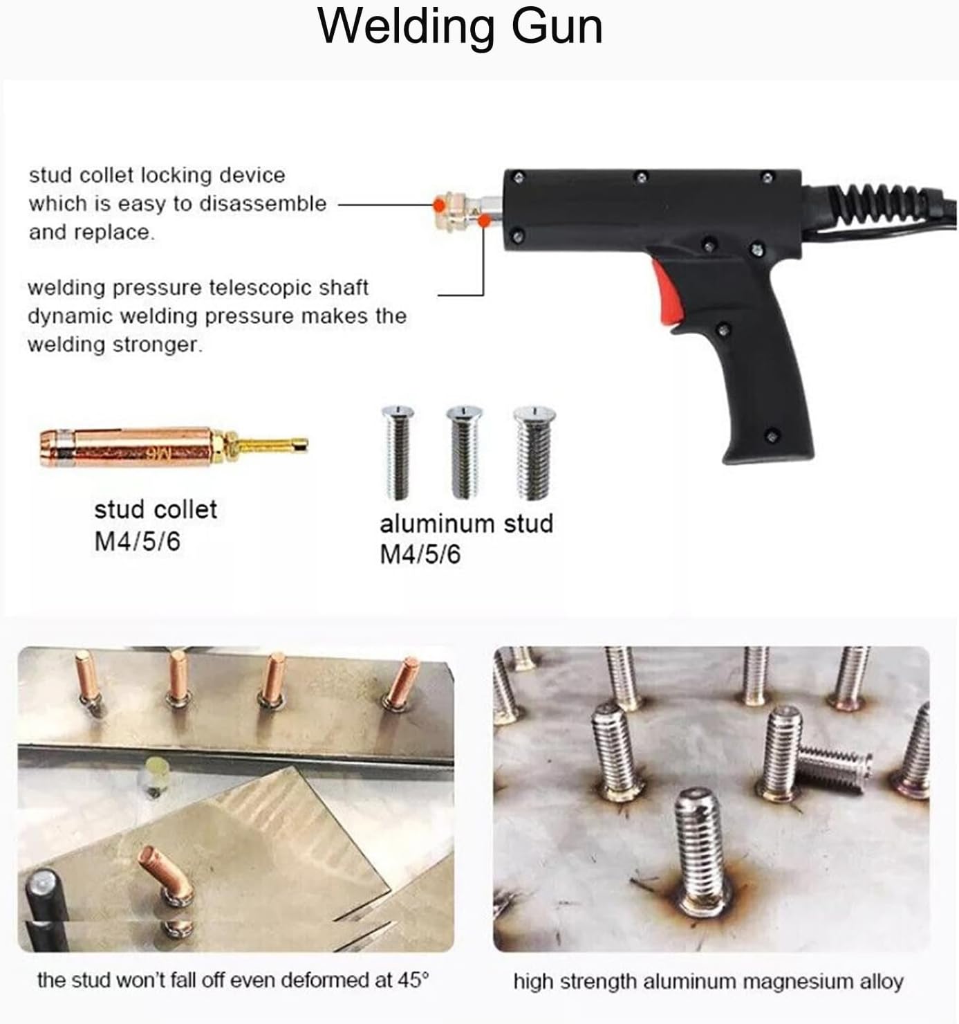 INTBUYING Steel Dent Pulling Machine, Spot Welder Dent Puller, Car Body Dent Repair Puller Dent Repair Kit for Car Truck Dent Repair Intelligent 110V