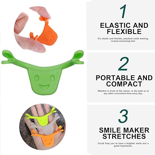 Miniatura 3 de Ejercitador de sonrisas, ejercitador de mandíbula, hombres y mujeres, ejercitador de mandíbula facial, aspecto más joven y saludable, ayuda a hacer