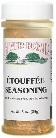 River Road Etouffee Seasoning, 3 Ounce Shaker Salt-Free, No MSG Blend