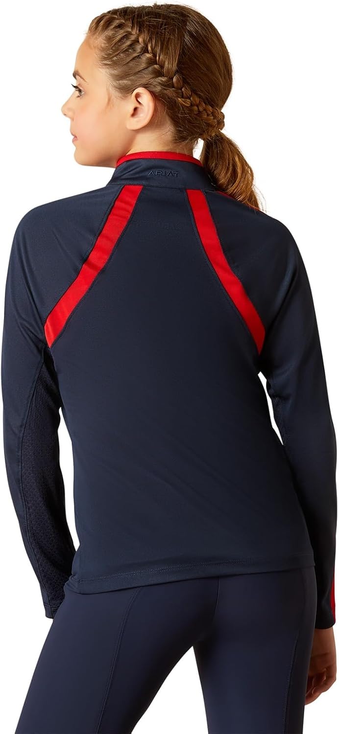 ARIAT Unisex Youth's Sunstopper 3.0 1/4 Zip Baselayer