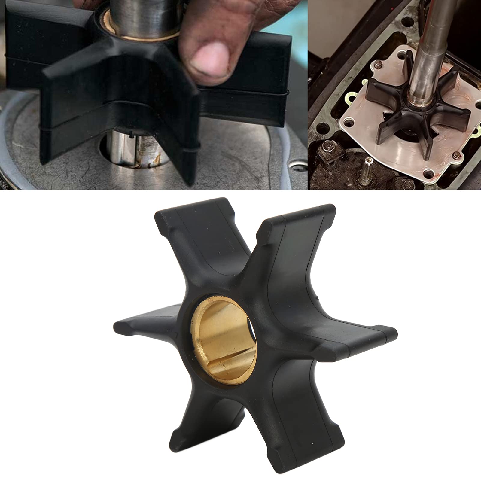 Girante della Pompa Dell'acqua 435821 Sostituzione della Girante della Pompa Dell'acqua del Motore della Barca per Evinrude OMC BRP