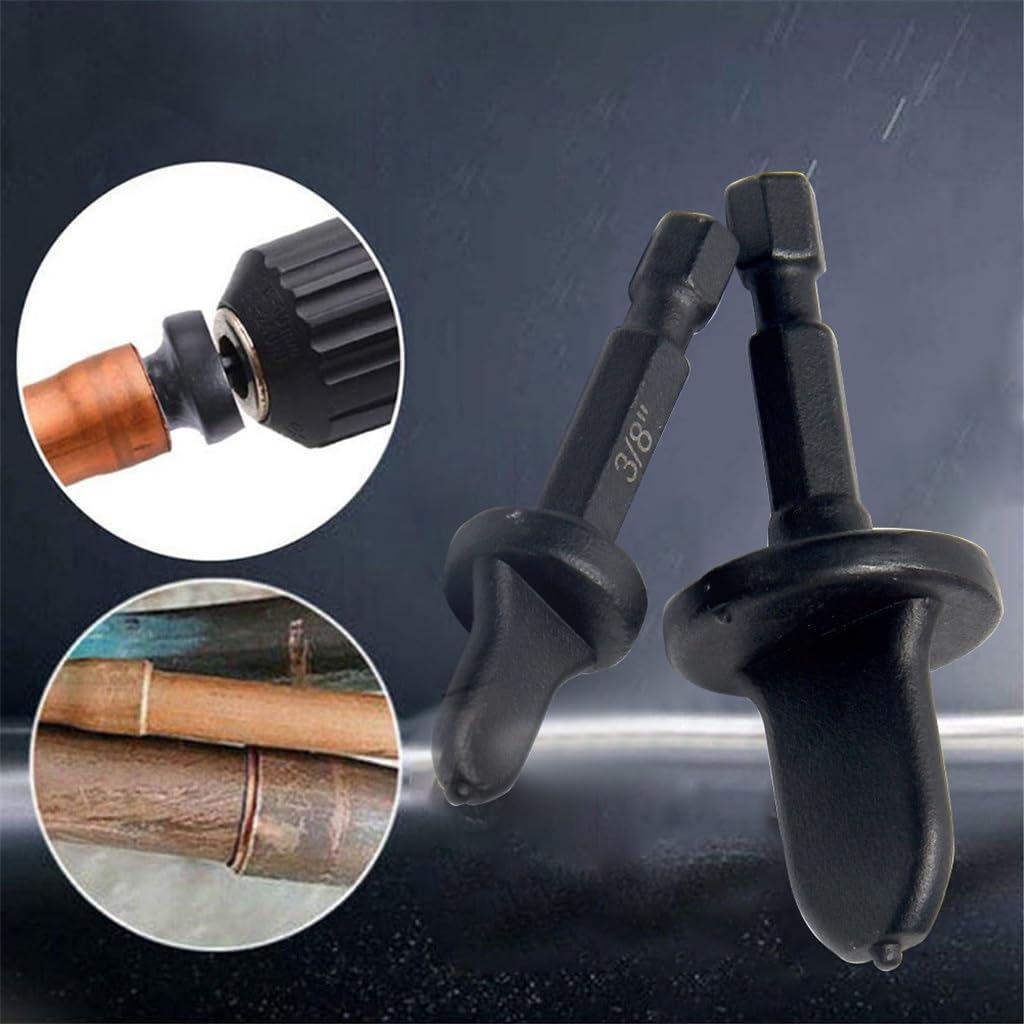 5pcs Drill Bits Portable Flaring Rotary Tool Copper Pipe Swaging Hex Handle Tube Expander Set Electric Reamer