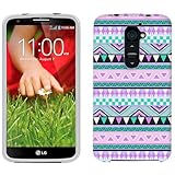 LG G2 Aztec Andes Mauve and Teal Pattern Firm Case