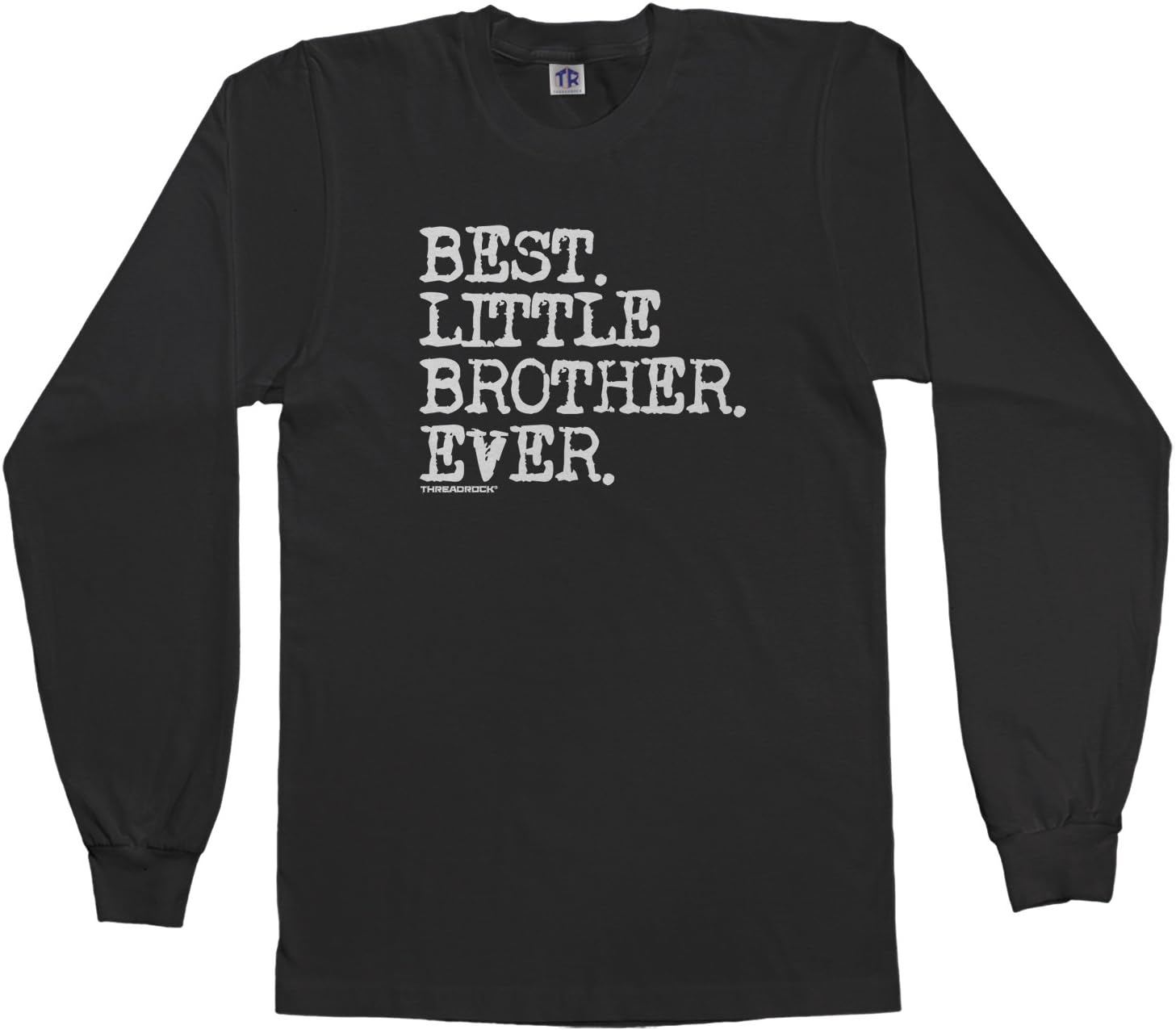Threadrock Big Boys' Best Little Brother Ever Youth L/S T-Shirt