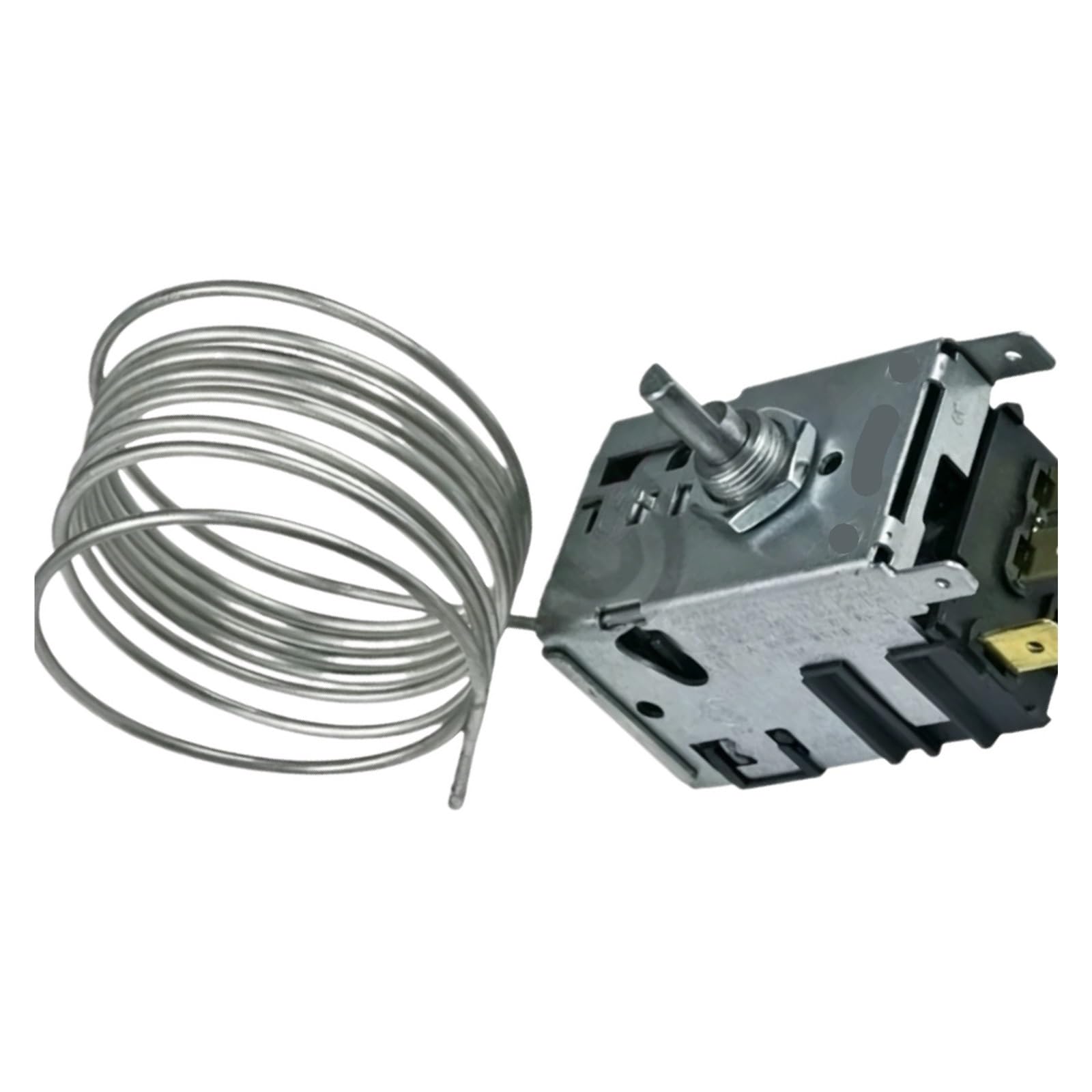 Termostato De Descongelación for Refrigerador, Compatible Con Danfoss, 077B6208, Termostato De Refrigerador De Cuatro Pines, Control De Temperatura, Calentador De Descongelación De 2 Piezas