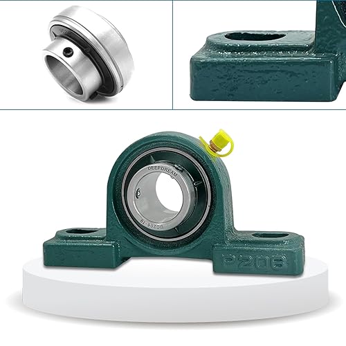 Miniatura 135 de 4 unidades UCP205-16 Cojinetes de bloque de almohada de 1 pulgada de eje de hierro fundido p205 rodamientos con 1 pulgada de diámetro montado bloque