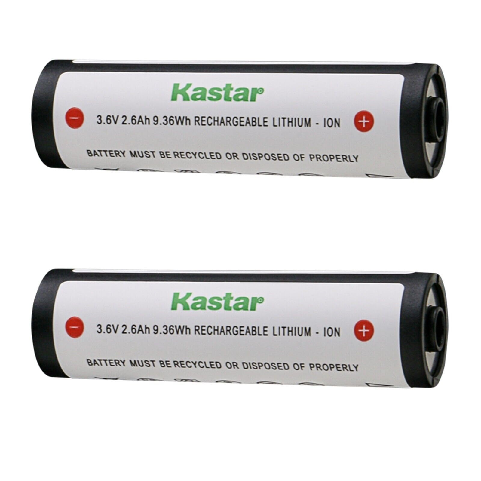 Kastar 2-Pack 3.7V 2.6Ah 74175 Lithium-ion Battery Compatible with Streamlight 74175 Li-ion Battery, Streamlight flashlights and headlamps