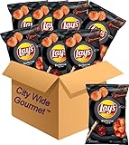Lay's BBQ Potato Chips, 1.5 oz Bags, Pack of 8