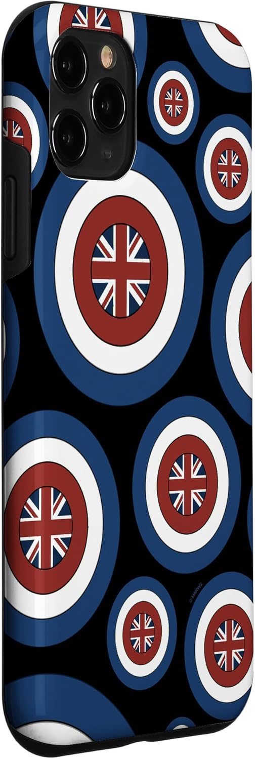 iPhone 11 Pro Marvel What If Captain Carter Shield Pattern Case