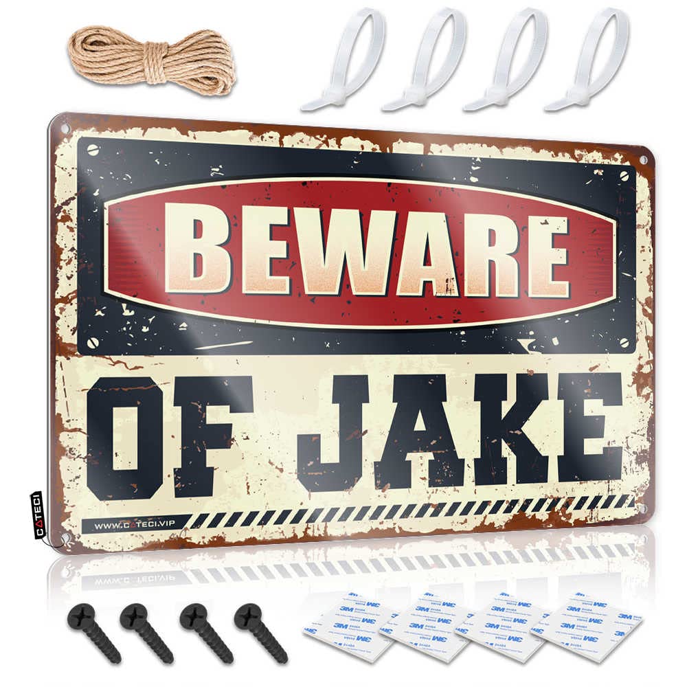 Fzfn Colour Beware Of Jake Old Necessities - Art Accessories Hanging Wall Decor(30X40cm)