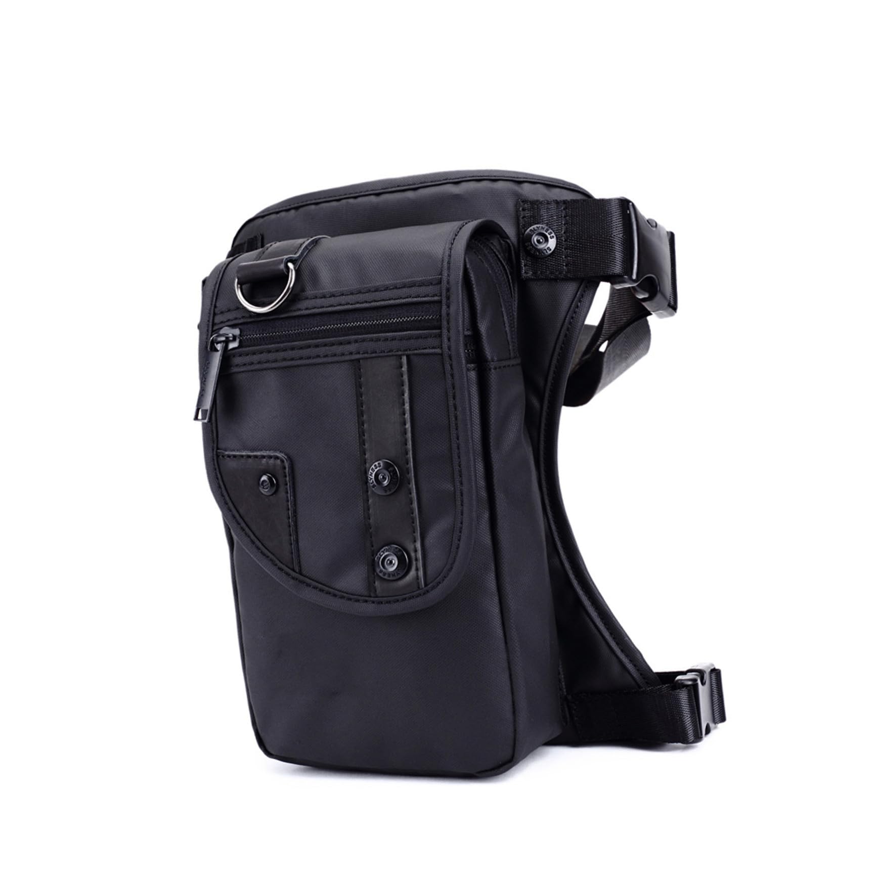 Riñonera Multifuncional Negra para Hombre, Bolsa de Oxford