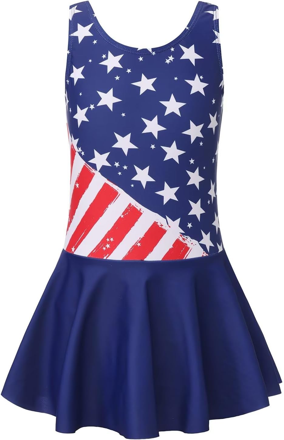 Aisyee Girls One Piece Swimsuits Swim Dress for Girls Skirted Bathing Suit Hawaiian Skirt Swimwear 3-16 Years