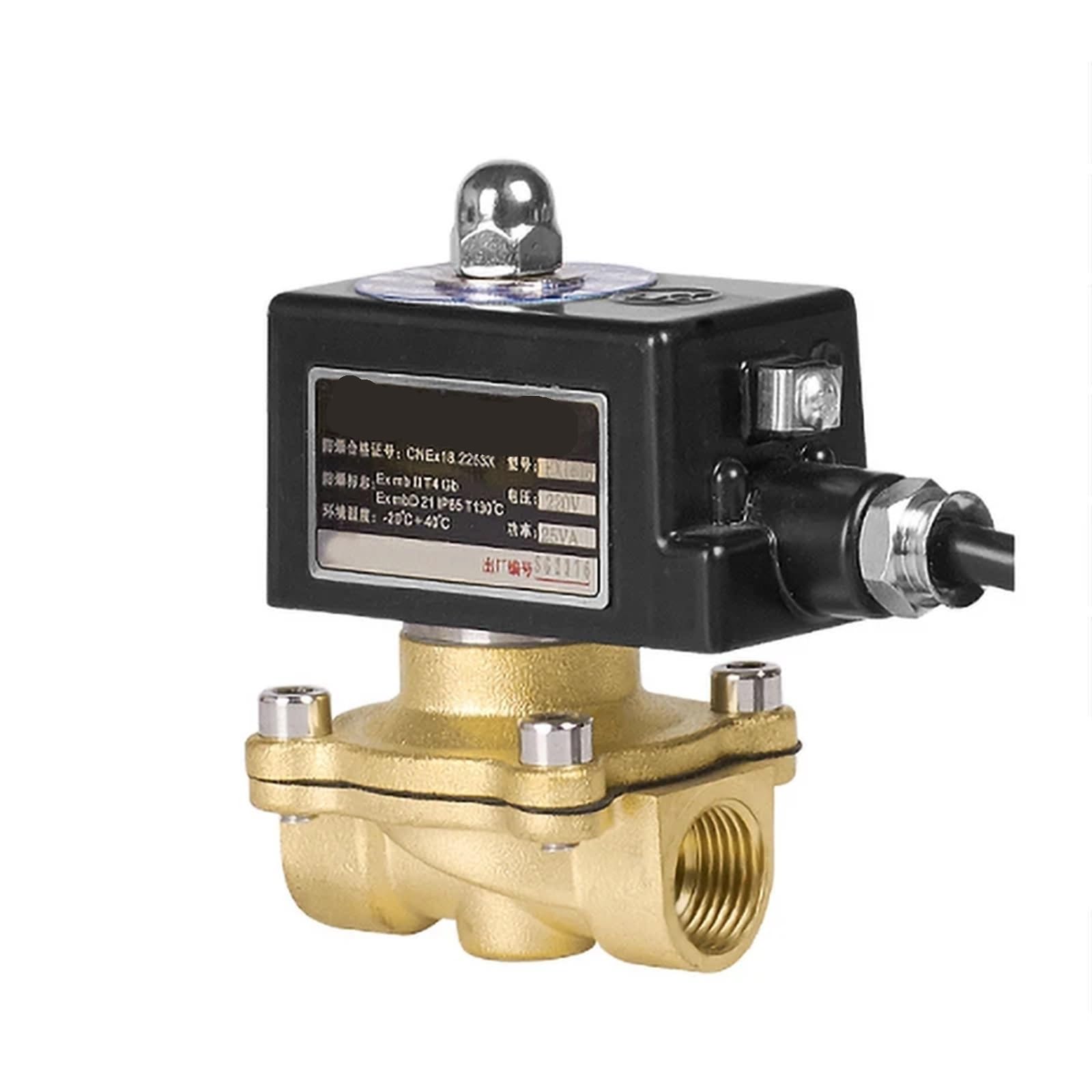 1/2" Normally Closed Brass Solenoid Valve DN15(240VAC)