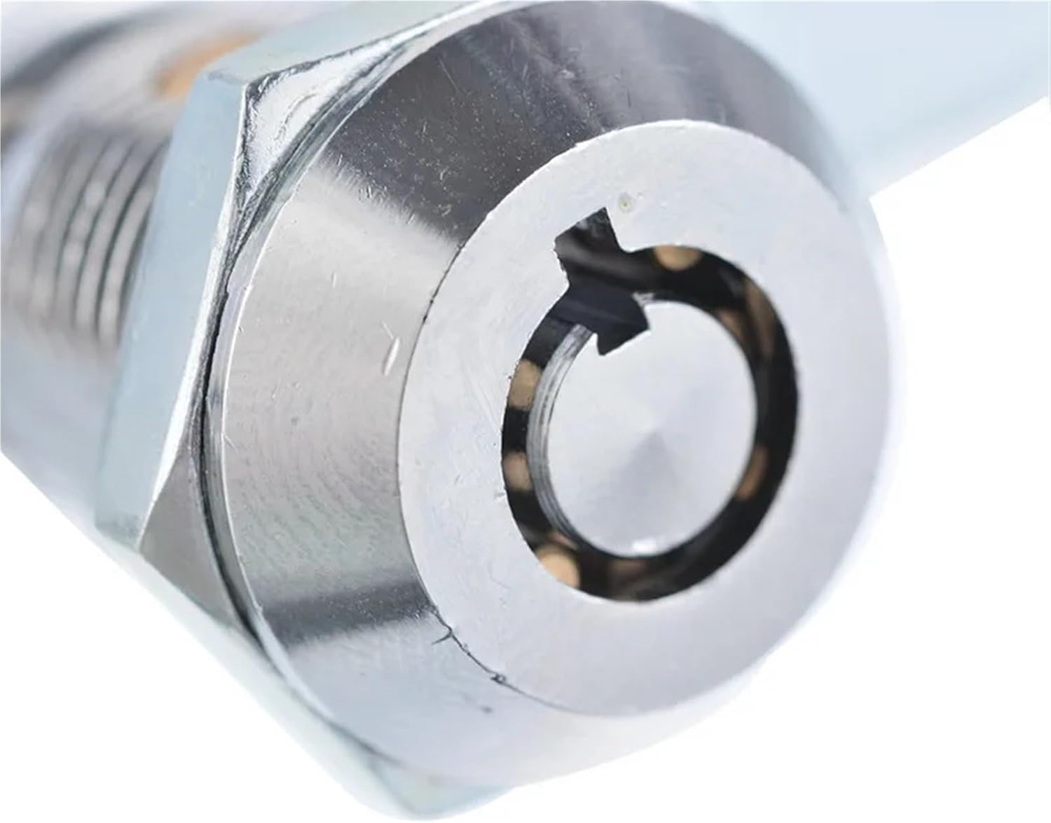 Door Cabinet Mailbox Padlock Drawer Cupboar Box Lock with 2 Keys for Furniture Hardware 1Pcs(M18-16)