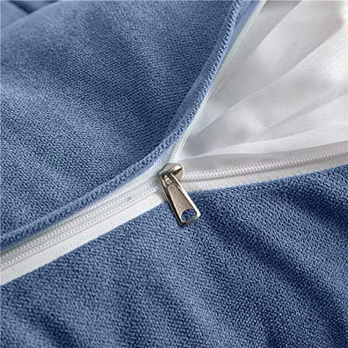 Miniatura 4 de Almohada triangular de lectura para reposo en cama, cojín grande para cabecero, respaldo, almohada de cuña con funda extraíble y dos bolsillos