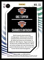 Vista 2 de 2020-21 Panini Illusions Rookie Reflections #11 Carmelo Anthony/Obi Toppin NM-MT New York Knicks Basketball Trading Card