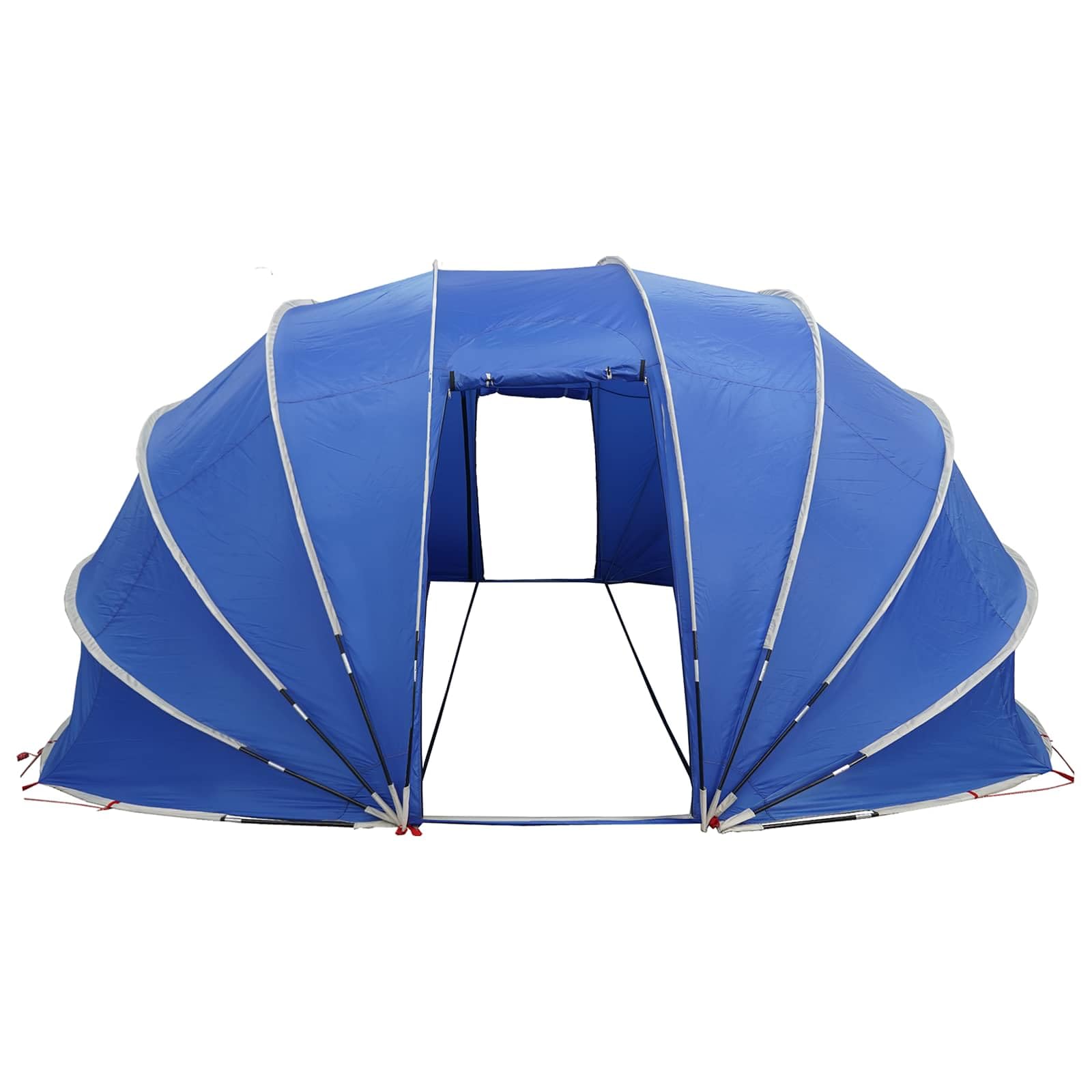 Tenda a cupola per piscina, 538 x 440 x 204 cm, colore azzurro, telone protettivo per piscina, per uso estivo e invernale