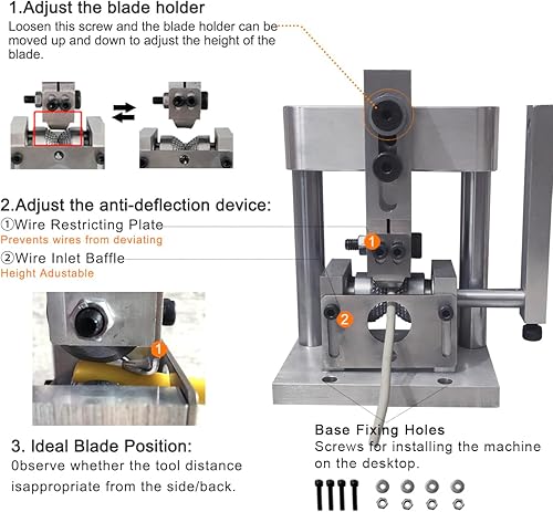 Miniatura 7 de Máquina peladora de alambre de chatarra Máquina peladora de alambre de cobre Máquina peladora de cables de chatarra Mango manualReciclaje de alambre